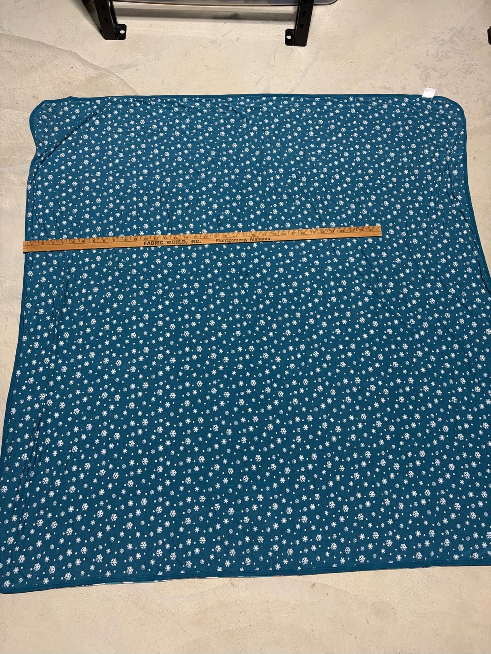 Little sleepies Snowman Print Throw Blanket bamboo - Picture 6 of 9